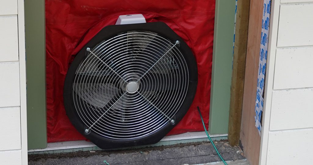 Blower Door Test Air Permeability